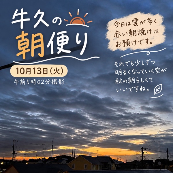 🌅 牛久の朝便り｜金曜日、コーヒーで元気に！新しい発見を探しに