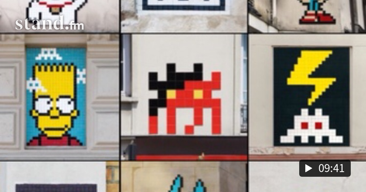 SPACE INVADER インベーダー DVD アート サイン 現代美術 11 インベーダー（Invader）👾世界中の街を侵略するアーティスト