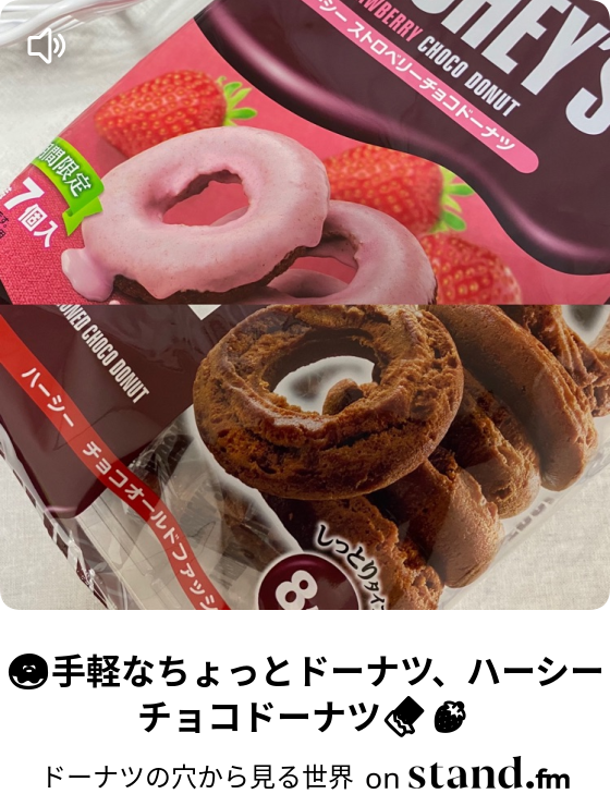 🍩手軽なちょっとドーナツ、ハーシーチョコドーナツ