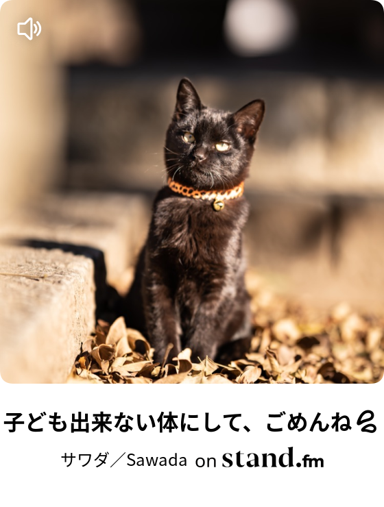 子ども出来ない体にして ごめんね サワダ Sawada Stand Fm