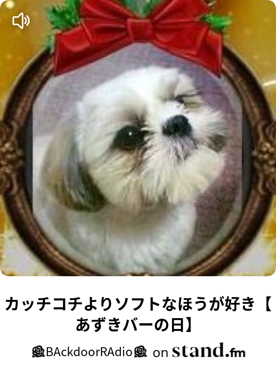 カッチコチよりソフトなほうが好き あずきバーの日 Backdoorradio Stand Fm